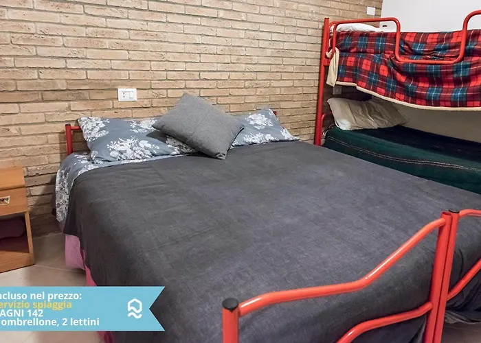 Se010 - Senigallia, Bilocale Sul Mare Con * Senigália